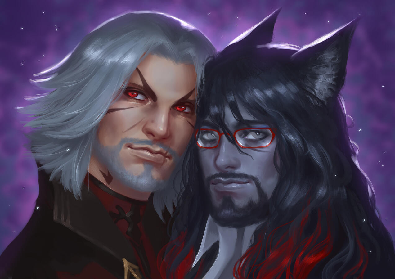 Lyn'to and Berin Bust by Levant Art
