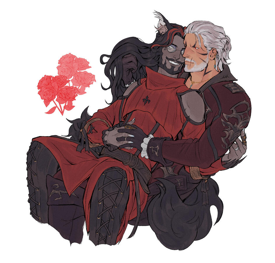 Lyn'to and Berin by Lurrlonde